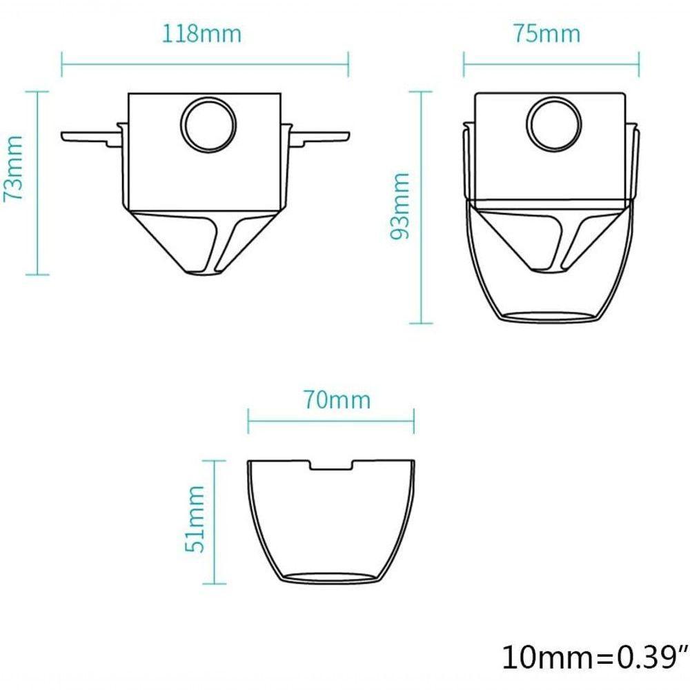Filtro Café Dobrável Portátil - 6