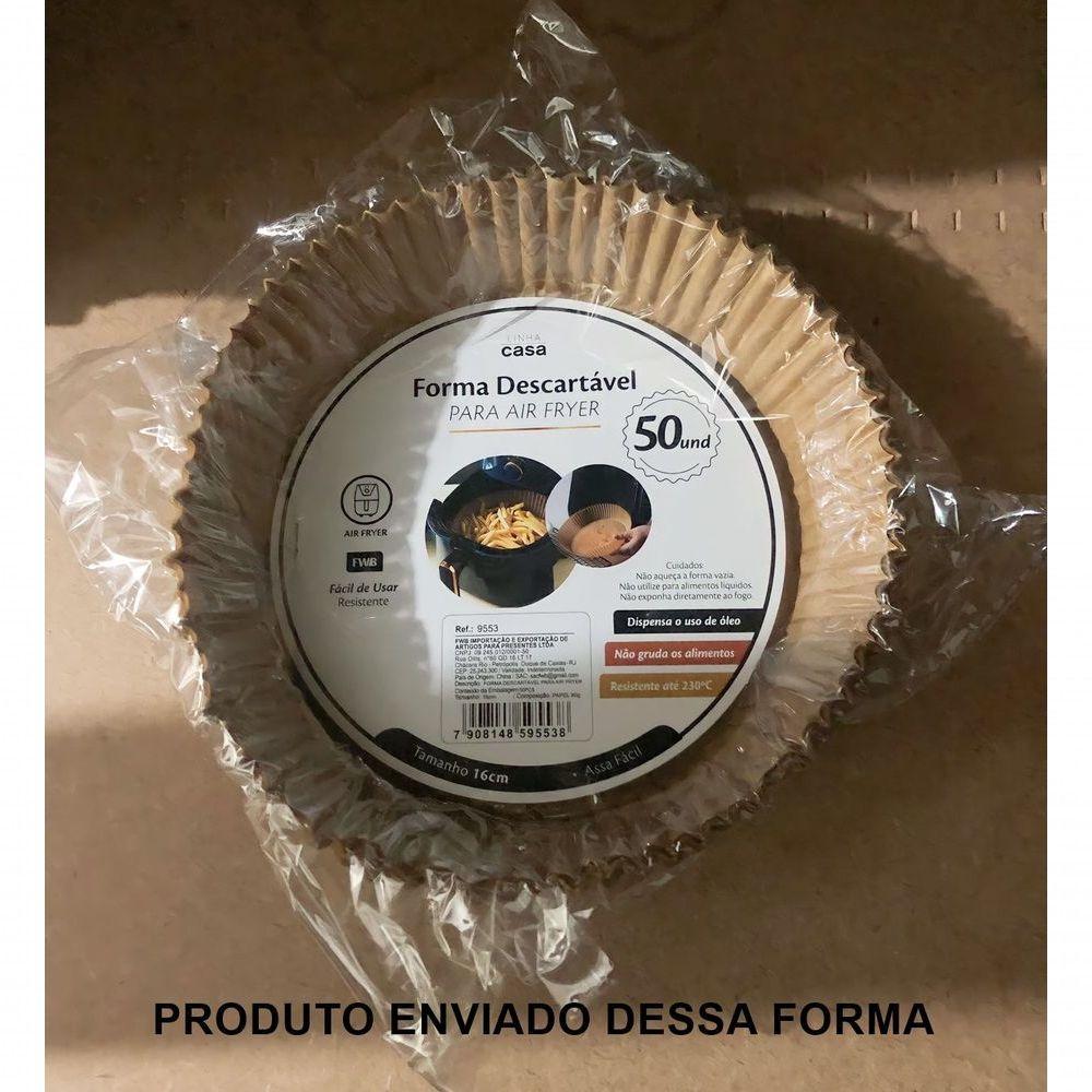 Kit Forro Papel Antiaderente Airfryer 50 Unidades - 3