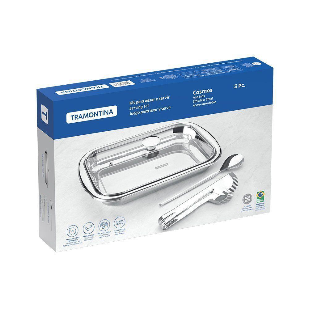 Kit Para Assar E Servir Tramontina Cosmos 64310114 Inox único - 4