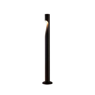 Luminária De Jardim NordeUryn 6492 60cm Led 5w Bivolt Preto 3000k Luz Amarela Preto