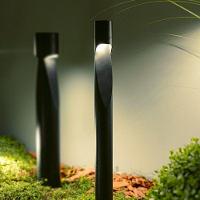 Luminária De Jardim NordeUryn 6492 60cm Led 5w Bivolt Preto 3000k Luz Amarela Preto - 5