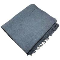 Manta Para Sofá E Cama 1,70cm X 2,20cm Grande Decorativa Luxo Algodão Capa Protetora De Sofa Cinza Escuro - 1