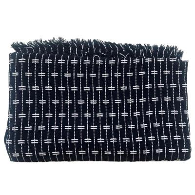 Manta Para Sofá Grande De 2 E 3 Lugares 2,50x1,80 Gigante Capa Protetor De Sofa E Cama Cores Variadas Preto C-branco