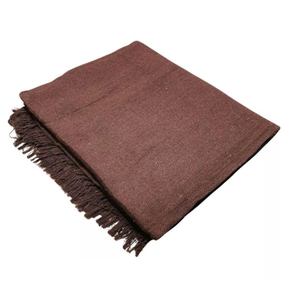 Manta Para Sofá E Cama 2,20x1,70 Capa Protetor E Cobertor De Sofa Grande 2 E 3 Lugares Terracota Marrom - 1