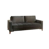 Sofá Fixo Orion Até 4 Lugares Luxo 2,20m Castellar Móbile Veludo Chumbo - 1