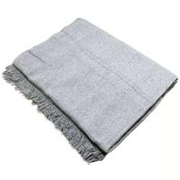 Manta Para Sofá 2 E 3 Lugares Super King Luxo Gigante 3,00x1,80 Cobertor Capa De Sofa E Cama Grande Cinza Claro - 1