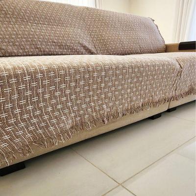 Manta Para Sofá Grande De 2 Ou 3 Lugares Caramelo Mesclado 2,50x1,80 Capa Protetor De Sofa Gigante