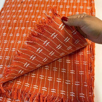 Manta Para Sofá De 2 E 3 Lugares Laranja Grande 100% Algodão 2,50x1,80 Gigante Protetor De Sofa