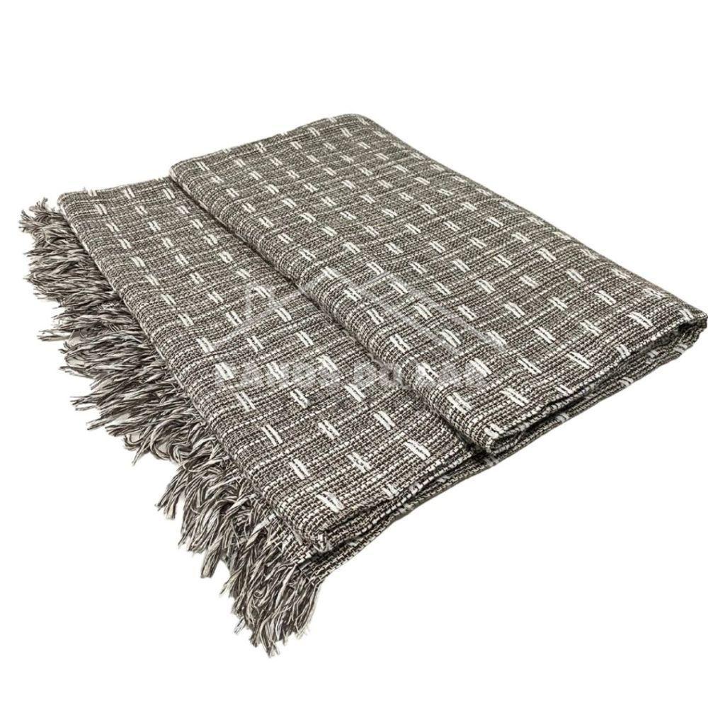 Manta Grande Para Sofá Cama 2 Ou 3 Lugares 2,50x1,80cm Capa De Sofa Gigante Preto Mesclado - 1