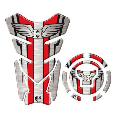 Adesivo Protetor Tanque E Bocal Honda Acima 2018 Escovado Vermelho