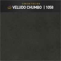 Sofá Fixo Orion 3 Lugares Luxo 2,00m Castellar Móbile Veludo Chumbo - 2