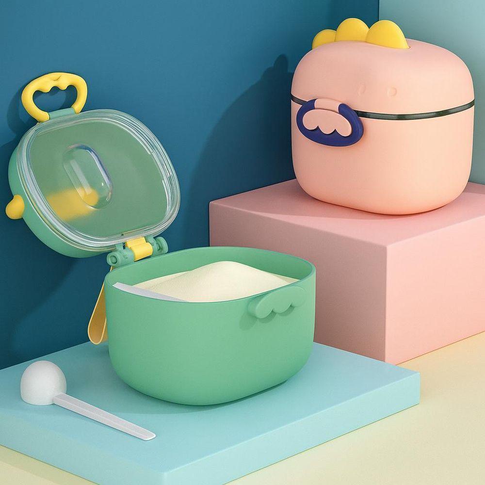 Pote Dosador Leite Pó Infantil Colher Medidora Rosa Tam P - 4