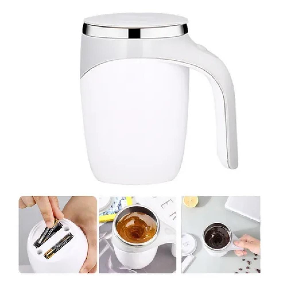 Caneca Mixer Elétrica Portátil Copo Automática 400ml Shake Whey Café Bebidas Achocolatado Mexedora - 5
