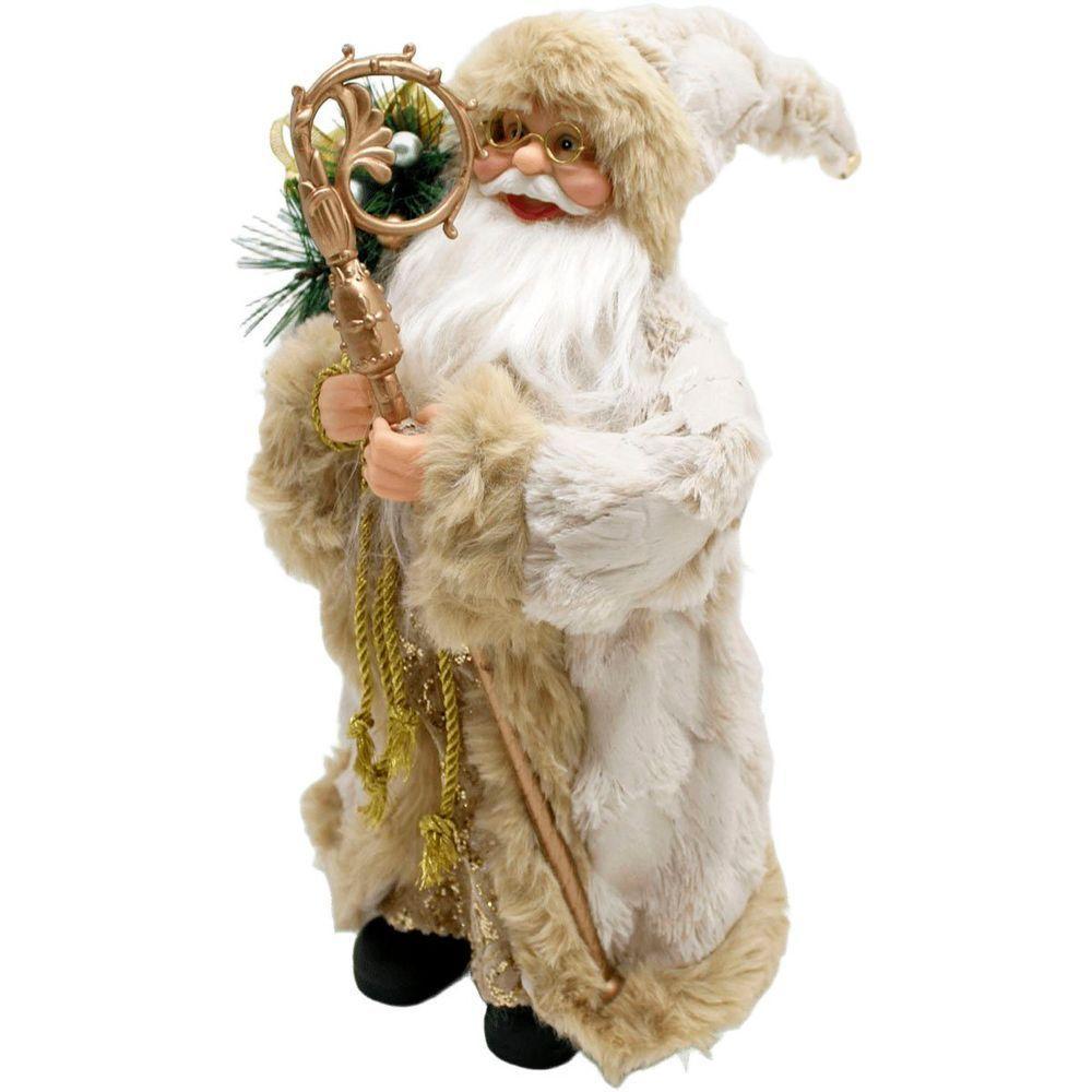 Enfeite Colecionável Papai Noel Saco Presente Natal De 30cm - 5