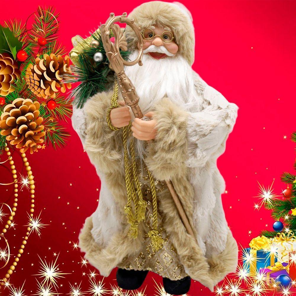 Enfeite Colecionável Papai Noel Saco Presente Natal De 30cm - 6