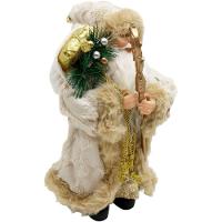 Enfeite Colecionável Papai Noel Saco Presente Natal De 30cm