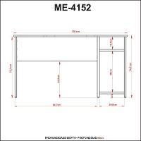 Mesa Gamer 136cm Com 2 Prateleiras E Porta Cpu Preto/azul - 7