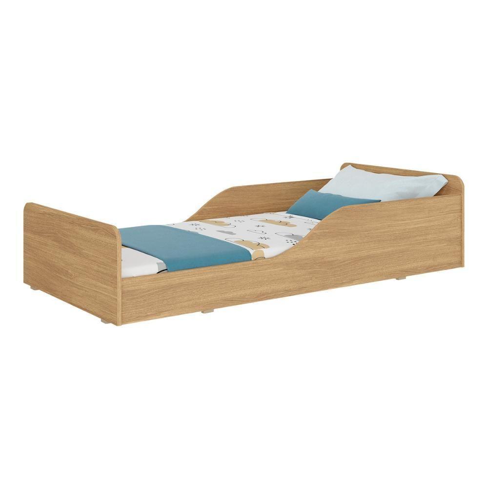 Cama Infantil Montessoriana 100% Mdf Para Colchão 150x70cm Multimóveis 2379 Madeirado - 2