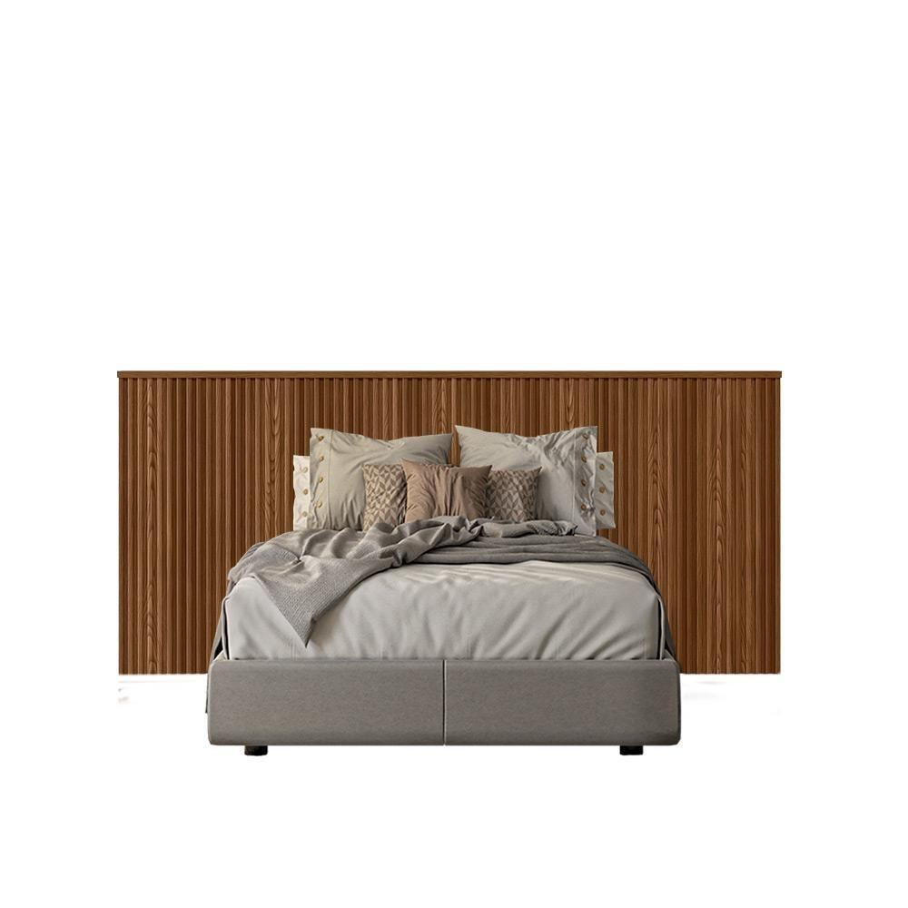 Cabeceira Para Cama De Casal E Queen Ripada 241cm Laranjeira Freijo Freijo - 2