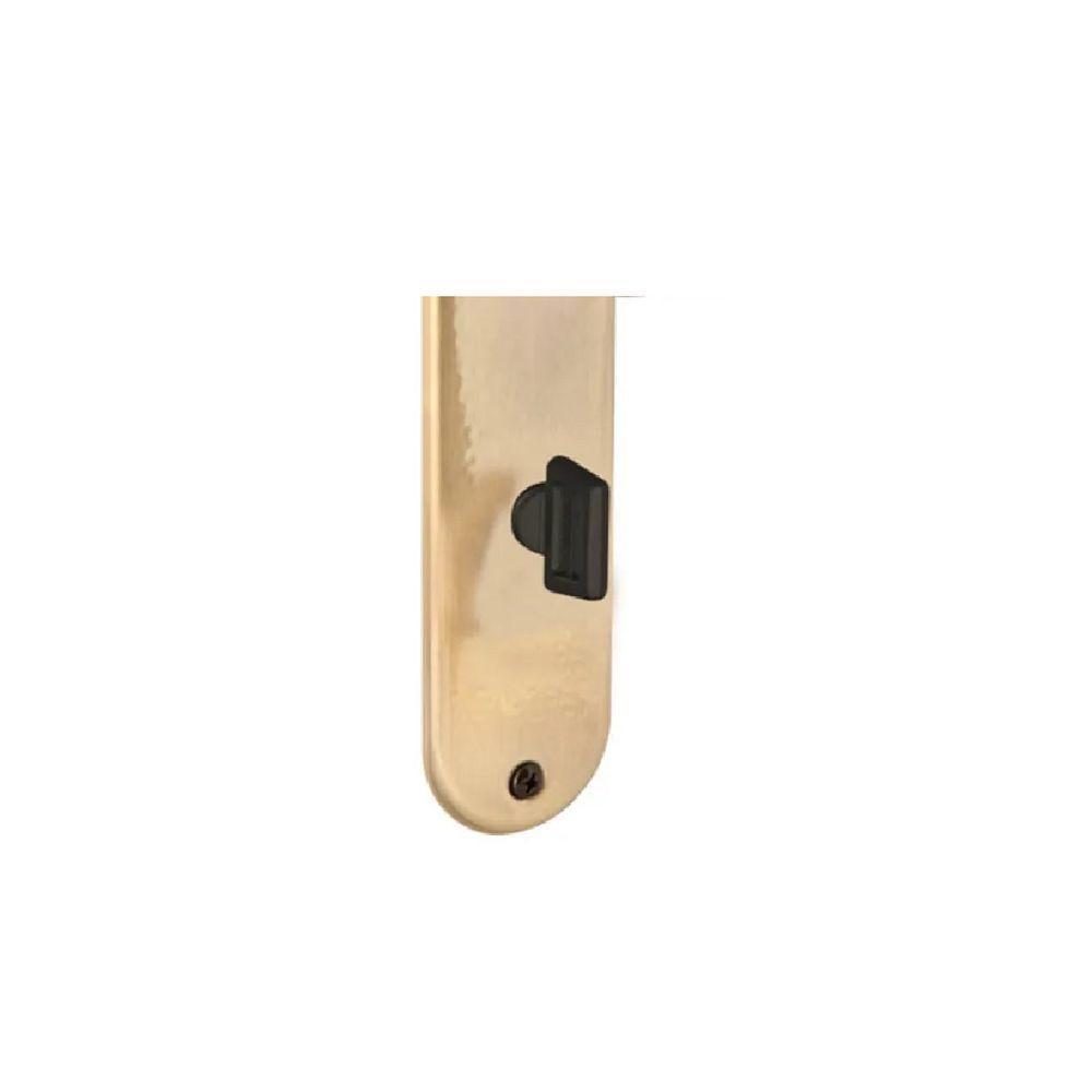 Fechadura Banheiro Joy F-2800-46 S-ac Bronze Latonado - Aliança - 2