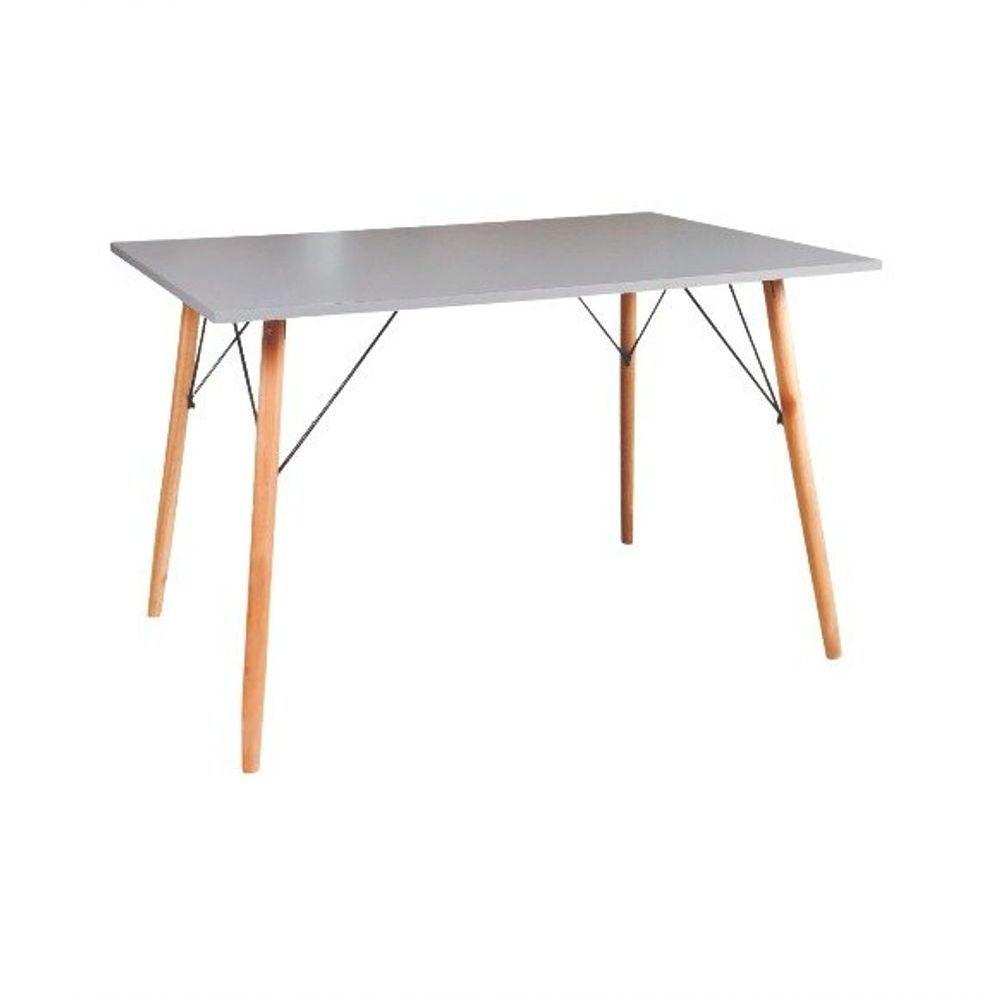 Mesa Eames Eiffel Retangular 80 X 1,00 Mt - Cinza - 2
