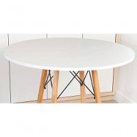 Conjunto De Jantar Mesa Eiffel 70 Cm Com 2 Cadeiras Lisa - Branca - 9