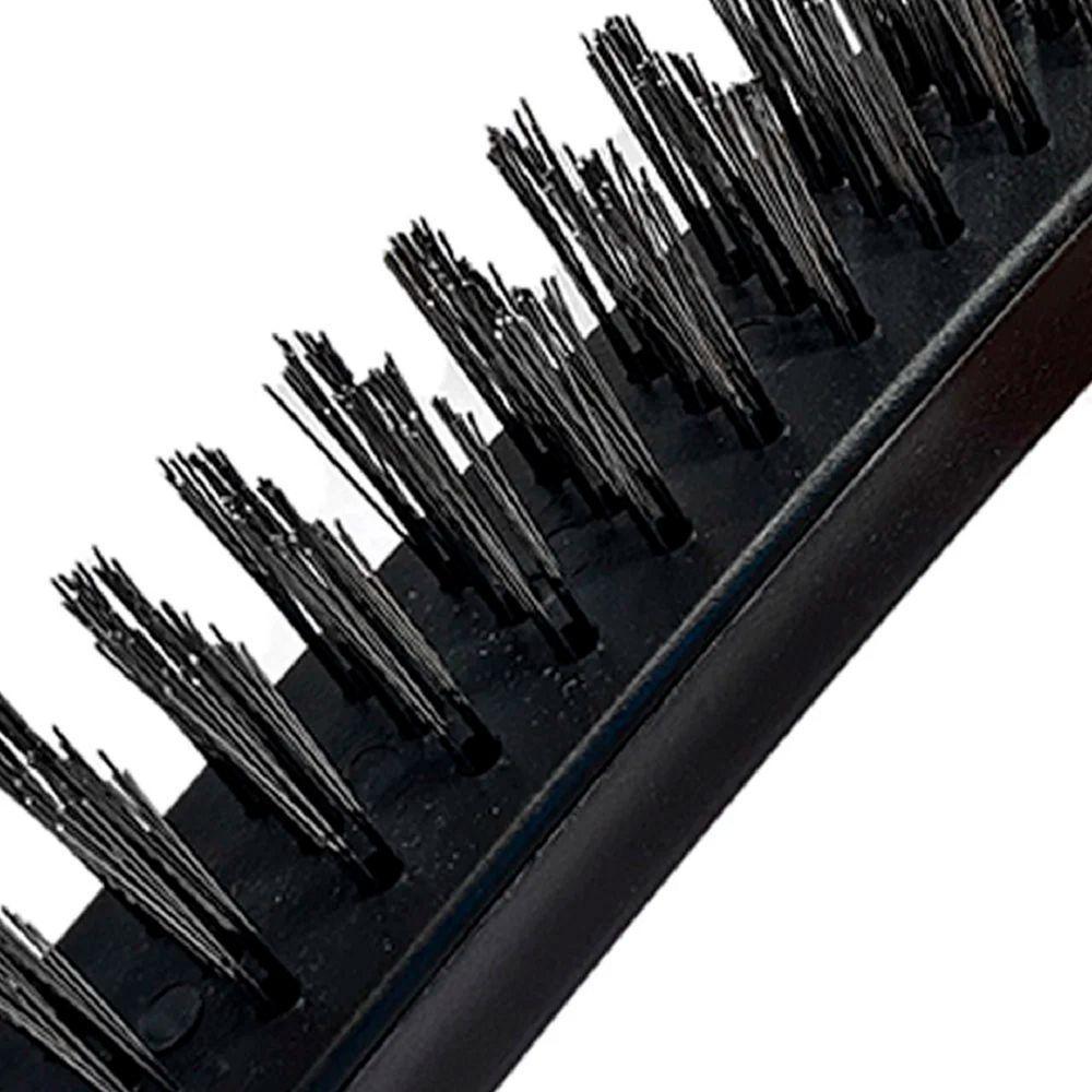 Escova De Aço 4 Fileiras Cabo Plástico - Roma - 4