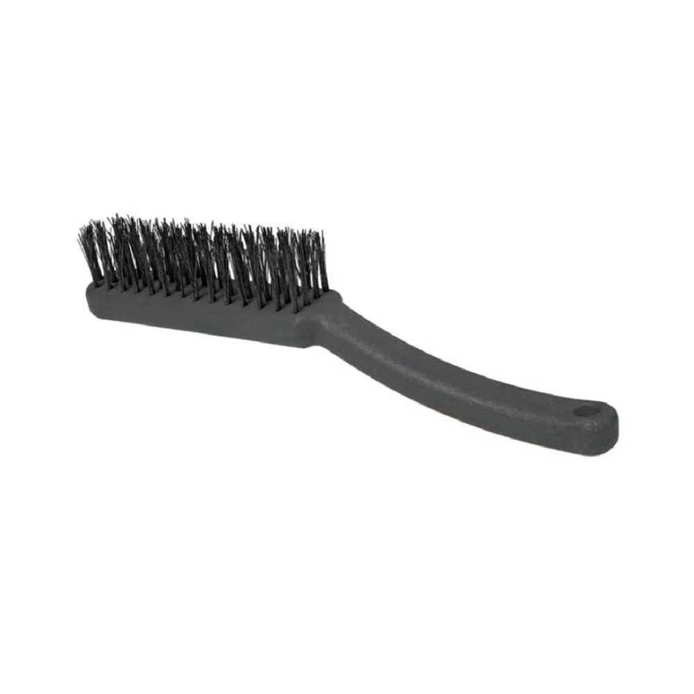 Escova De Aço 3 Fileiras Cabo Plástico - Roma - 5