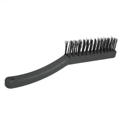 Escova De Aço 3 Fileiras Cabo Plástico - Roma