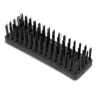 Escova De Aço Retangular 5 Fileiras 17 X5 Cm - Roma