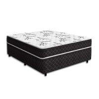 Cama Conjugada Benfica Espuma D33 Preto V-store Tamanho 138x188x50 - 1