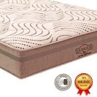 Cama Box Queen Preto E Colchão Los Angeles Molas Vstore - 3