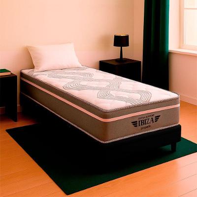 Cama Box Baú Solteirão Preto E Colchão Ibiza Molas Vstore