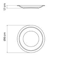 Prato Pão Tramontina Paola Em Porcelana 16cm - 3