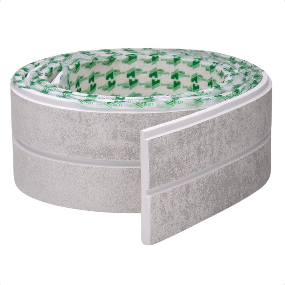 Painel Ripado De Eva Laminado Autocolante Flexível Rolo 10mt Linha Urban Plus White Com Textura | Branco - 1