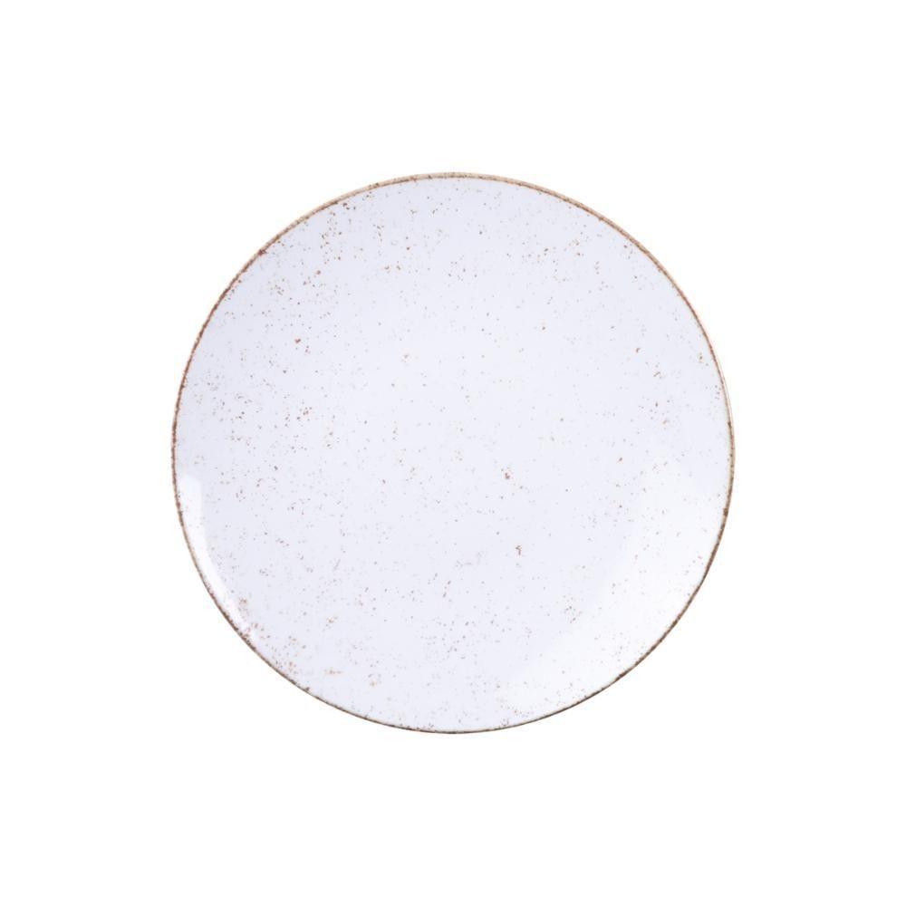 Prato Sobremesa Tramontina Rustico Marrom Maxforce Em Porcelana 23 Cm - 3