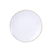 Prato Sobremesa Tramontina Rustico Marrom Maxforce Em Porcelana 23 Cm