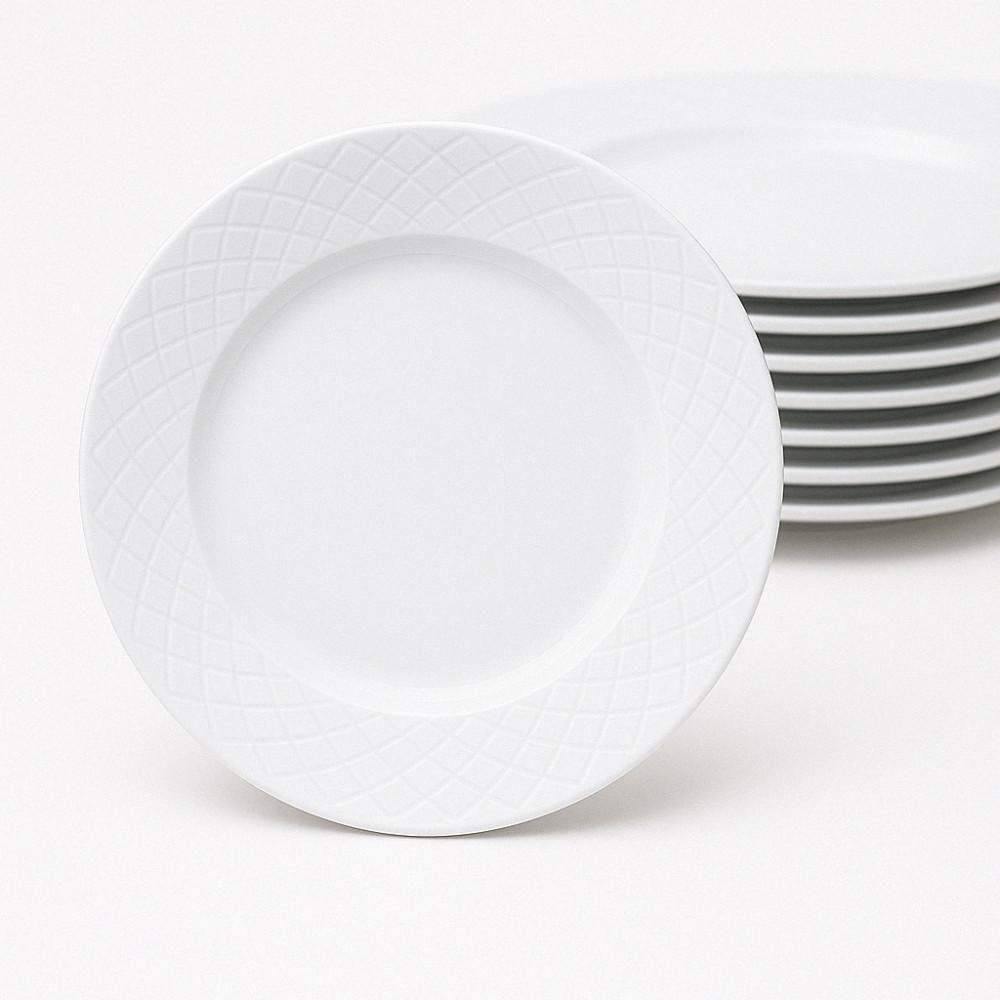 Conjunto 2 Pratos Raso Mesa Ingrid Porcelana 27cm Tramontina - 5