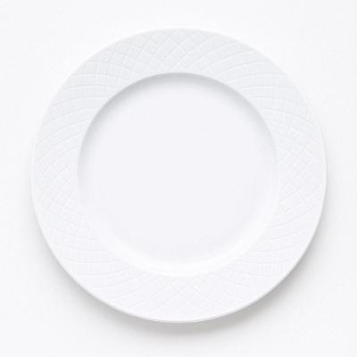 Conjunto 20 Prato Raso Mesa Ingrid Porcelana 27cm Tramontina