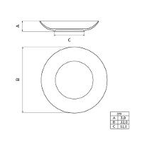 Prato Fundo Tramontina Grid Em Porcelana Decorada 22 Cm - 9