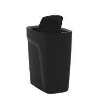 Lixeira Tramontina Compact Em Polipropileno Preto Com Tampa Basculante 8,5 L - 3