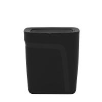 Lixeira Tramontina Compact Em Polipropileno Preto Com Tampa Basculante 8,5 L - 5