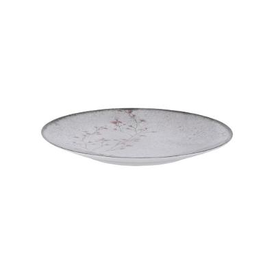 Prato Raso Tramontina Floralis Em Porcelana Decorada 25 Cm