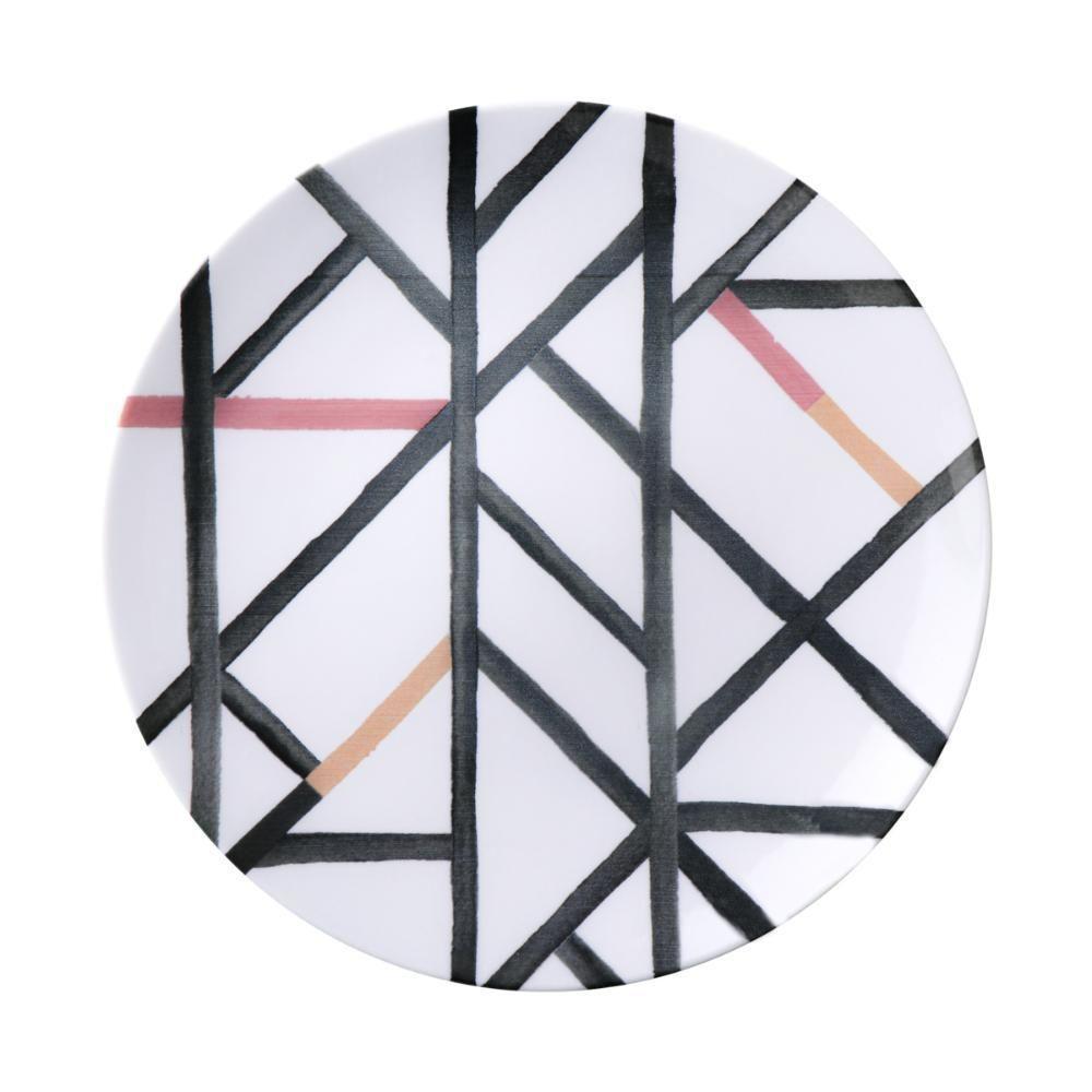 Prato Raso Tramontina Street Em Porcelana Decorada 28 Cm - 1