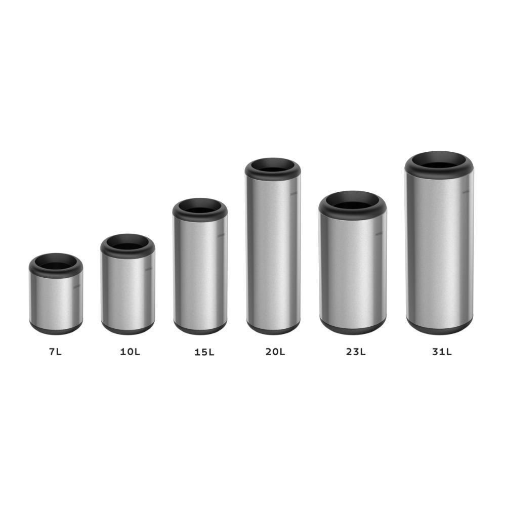 Lixeira Inox Tramontina Cápsula Com Acabamento Scotch Brite E Aro E Base Em Polipropileno 20 L - 5