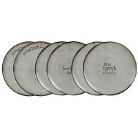 Kit Prato Raso Tramontina Churrasco Rustic Em Porcelana 28 Cm 06 Peças - 1