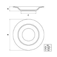 Prato Fundo Tramontina Mesh Em Porcelana Decorada 23 Cm - 5