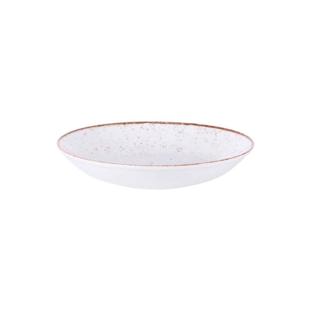 Prato Fundo Tramontina Rustico Marrom Maxforce Em Porcelana 25 Cm - 1