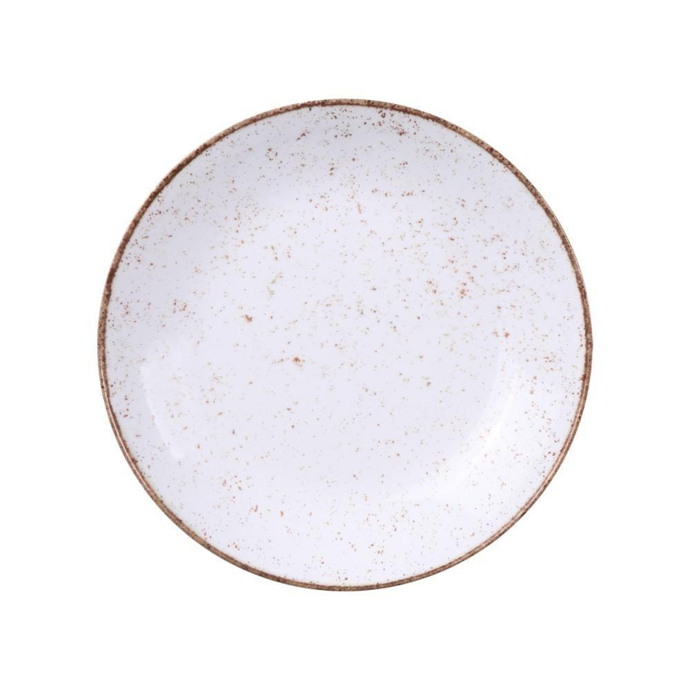 Prato Fundo Tramontina Rustico Marrom Maxforce Em Porcelana 25 Cm - 3