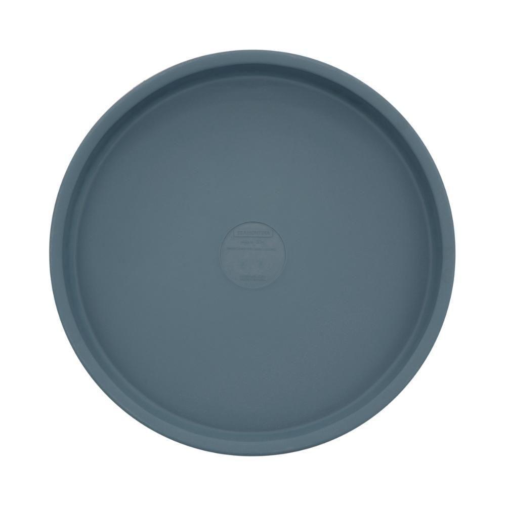 Prato Para Vaso Tramontina Em Polietileno Azul Turquesa G - 1